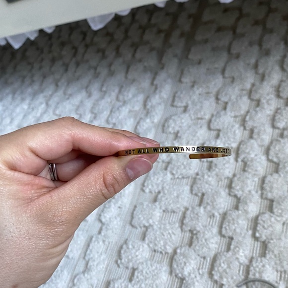 Mantraband Gold and Silver Bangle Bundle - Picture 2 of 4